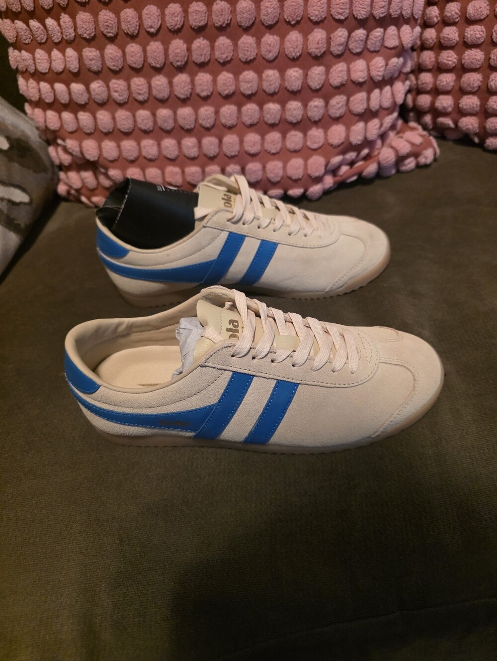 New Never Worn Gola Light Yellow & Blue Bullet Women's Sneakers 7.5 - Picture 5 of 5